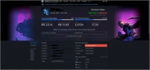 Conta Steam de Youtuber - 400 jogos, 7 anos, level 69
