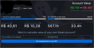CONTA STEAM - Outros