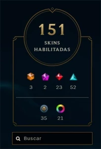 conta league of legends LOL