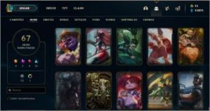 Conta PLATINA 2 - League of Legends LOL