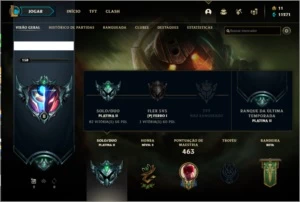 Conta PLATINA 2 - League of Legends LOL