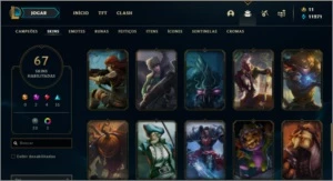 Conta PLATINA 2 - League of Legends LOL