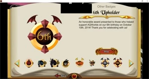 Adventure Quest World Conta 2013 + 2x HeroMart + Intens Raro AQW