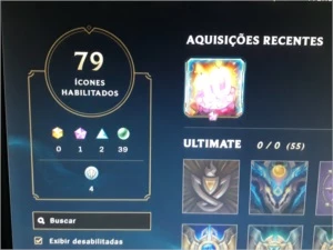 Conta League Of legends LOL