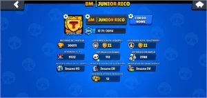 Conta de brawl stars