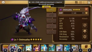 Ongyouki (Dark Onimusha) - Summoners War