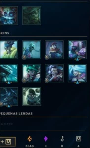 CONTA LOL 60 CHAMPS 2 SKINS MISTICAS - League of Legends