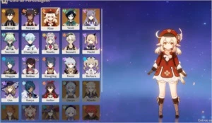 CONTA GENSHIN AR.52| VENTI/KLEE/ZHONGLI/Keqing | 1 ARMA 5* - Genshin Impact