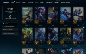 [Entrega Automática] Conta Lol Ouro, 46 Skins, 12K Ea,Honra4 - League of Legends