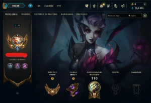[Entrega Automática] Conta Lol Ouro, 46 Skins, 12K Ea,Honra4 - League of Legends