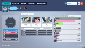 conta ow bronze 5 lv29 com 10 skins lendarias e 12 epicas - Blizzard