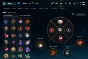 Conta prata 2 com 65 Champs e 25 Skins - League of Legends LOL