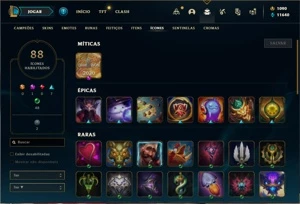 Conta prata 2 com 65 Champs e 25 Skins - League of Legends LOL