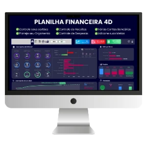 Planilha Financeira 4d Pessoal/empresarial Excel Completa