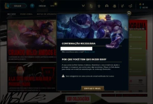Conta diamante 1 com 33 Champs e 2 Skins + 4 Espolios - League of Legends LOL