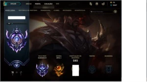 conta do lol diamante 4 - League of Legends