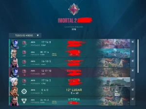 Conta valorant smurf imortal 2 , Vandal saqueadora e leque 