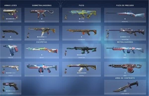 Vendo conta no valorant, com várias skins.