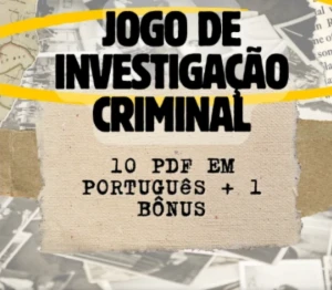 Jogo - Investigação Criminal Famosinho 10 PDF's + Bônus - Others