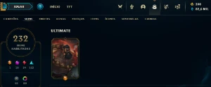 Conta lol 232 skins/16 prestígio - League of Legends