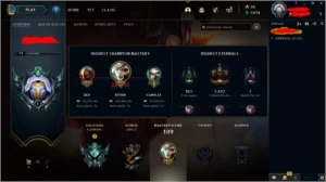 Conta lol platina 1 - League of Legends