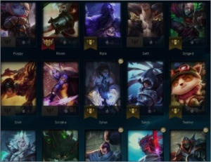 Conta lol platina 1 - League of Legends