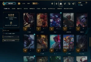 Ouro 2 com 60 Champs e 5 Skins - League of Legends LOL