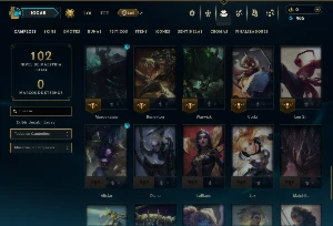 Ouro 2 com 60 Champs e 5 Skins - League of Legends LOL