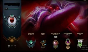 Conta League of Legends Platina IV LOL