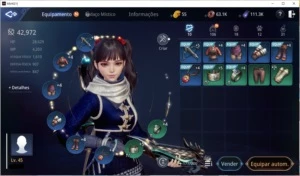 Conta Mir4 - LVL 45 - 42k900  serve EU62 + 111k de Aço Negro