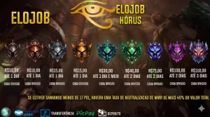 Elo-Job Hórus - League of Legends LOL