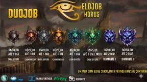 Elo-Job Hórus - League of Legends LOL