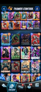 Marvel Snap Thanos, Movimentação Fenix, Legion, Destruição 