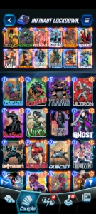 Marvel Snap Thanos, Movimentação Fenix, Legion, Destruição  - Outros