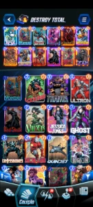 Marvel Snap Thanos, Movimentação Fenix, Legion, Destruição  - Outros