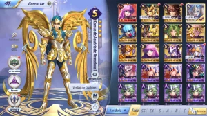 (A139) Camus Divino + Atena  - Saint Seiya Awakening SSA