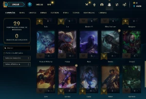 Conta Smurf Ouro 1, MMR Platina - League of Legends LOL