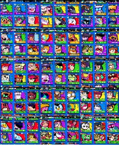 Conta semi full - Brawl Stars