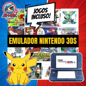 Pack Emulador Nintendo 3DS para PC + Coleção de Jogos!
