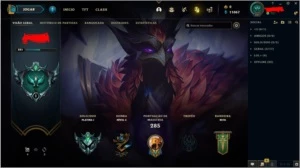 Conta League of Legends, FULL UPADA LOL
