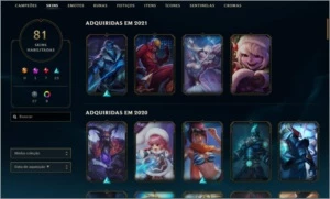 Conta League of Legends, FULL UPADA LOL