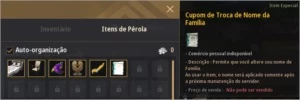 CONTA BLACK DESERT SA 580 GS