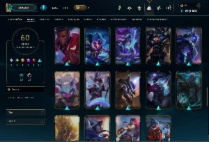 Esmeralda 4 com 100 Champs e 60 Skins ( ADC / MID  TOP ) - League of Legends LOL