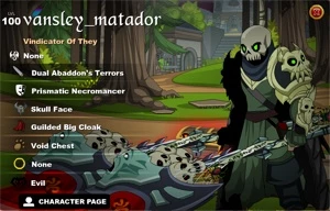 12 ANOS / LVL100 / 70 BADGES / VOT & CHUNIN / HARD FARMS - Adventure Quest World AQW