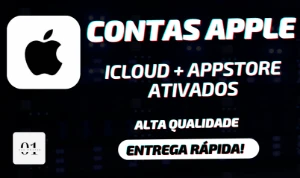 CONTAS APPLE VERIFICADAS +ICLOUD +APPSTORE [ALTA QUALIDADE]