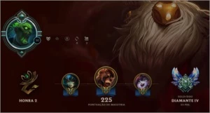 Conta Diamante 4 - 102 Champs - 110 Skins - League of Legends LOL
