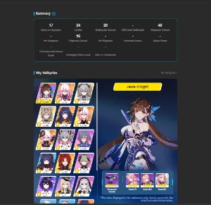Conta Genshin AR 54 com 8 personagens 5 stars - Genshin Impact