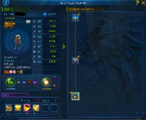 Conta LADMO - MID game Server omegamon Item OX - Digimon Masters Online