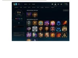 Vendo conta lol 274 skins e 126 champ - League of Legends