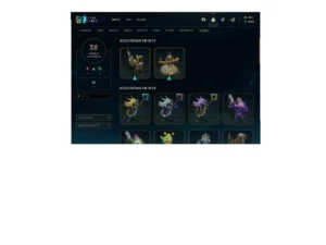 Vendo conta lol 274 skins e 126 champ - League of Legends